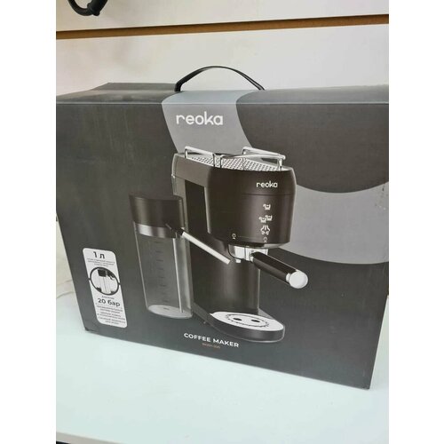 Кофеварка рожковая Reoka RKЕМ-300 черный 399000₽