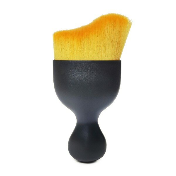 фото Кисть для детейлинга, мягкая щетка для чистки салона автомобиля «Type-1» (пластиковая, чёрная, 100*45*16 мм.) #22703