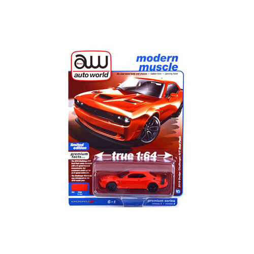 Dodge challenger r/t scat pack (2019), red black