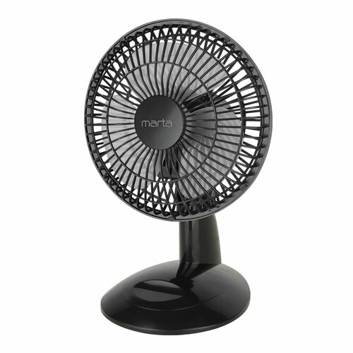 Вентилятор настольный MARTA MT-FN2533 3 лопасти d615см 20 Вт 2 скорости черныйсерый 183500₽