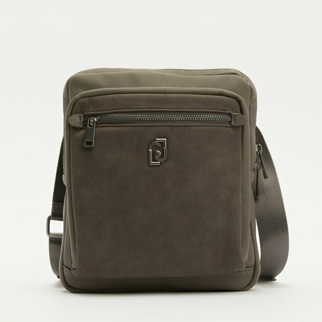 фото Сумка через плечо Liu∙Jo M124P401CANVCROSS темно-серый