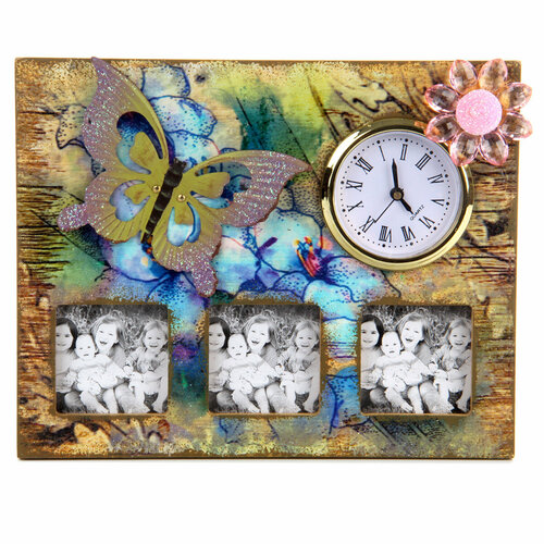 Фоторамка с часами 155x195x2см Smiles 400₽