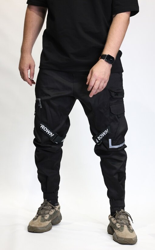 Брюки джоггеры BLK CROWN