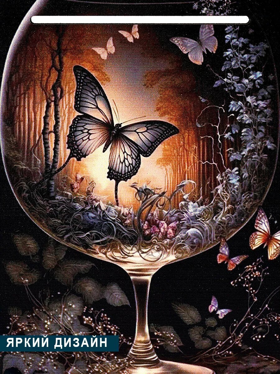 Подставка под карту Таро Дама Пик "Бабочки", дерево, 15 на 10 см. — фото 1