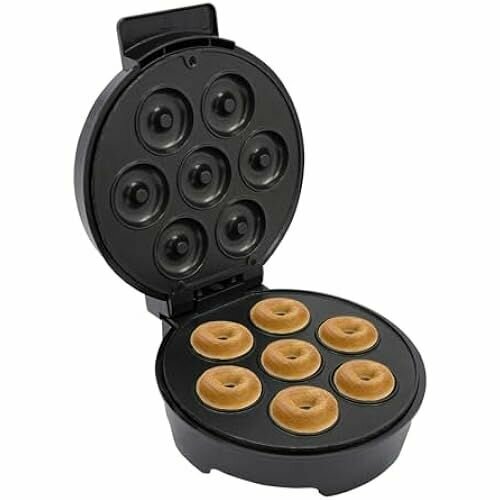 Устройство для изготовления пончиков на 7 мини-пончиков электрическая вафельница мощностью 1000 Вт двусторонняя машина для выпечки пончиков 1439000₽