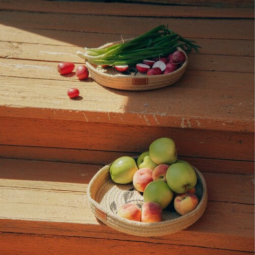 Набор корзин для хранения ручного плетения SL Home Олива 2 шт 1413₽