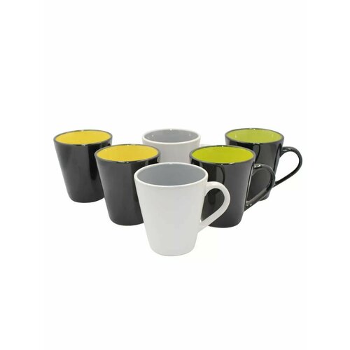 Кружка для чая Vivid 350 мл разноцветный 6 шт.