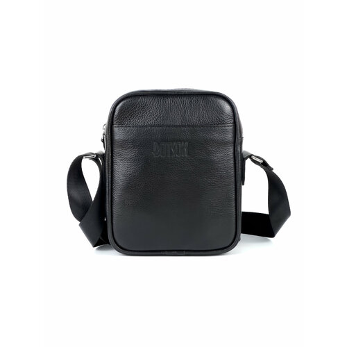 Сумка кросс-боди Botson, фактура гладкая, черная