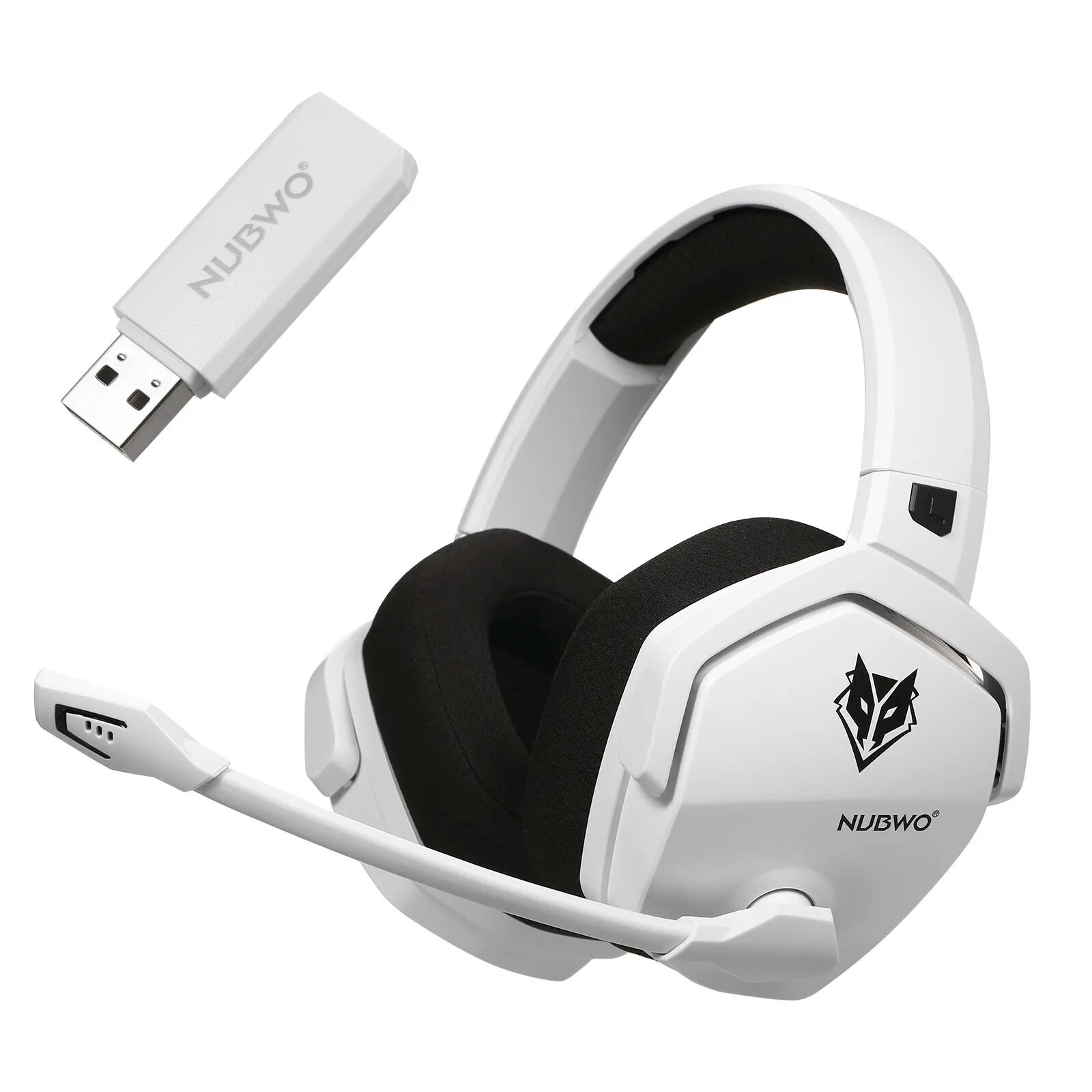 Беспроводные игровые наушники NUBWO G06-BT, White