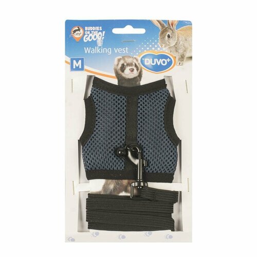 Шлейка для грызунов DUVO Walking Vest синяя М Бельгия 1010₽