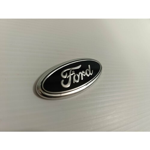 Эмблема на руль Ford черная-красная