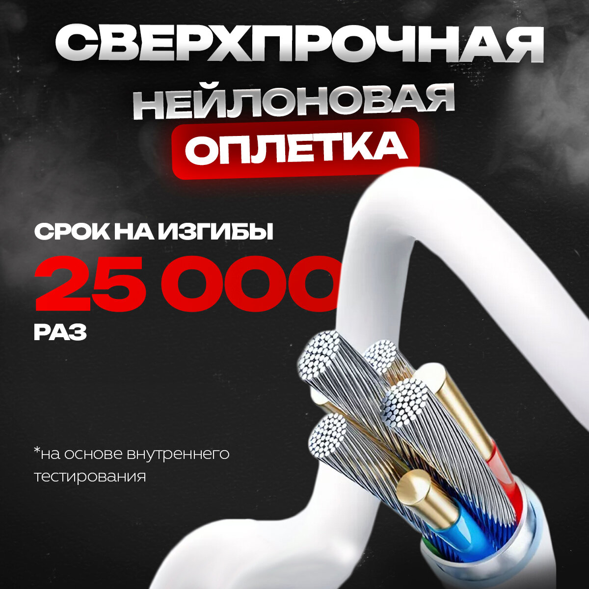Быстрая зарядка 20W для iphone с кабелем lightning USB-C — фото 1