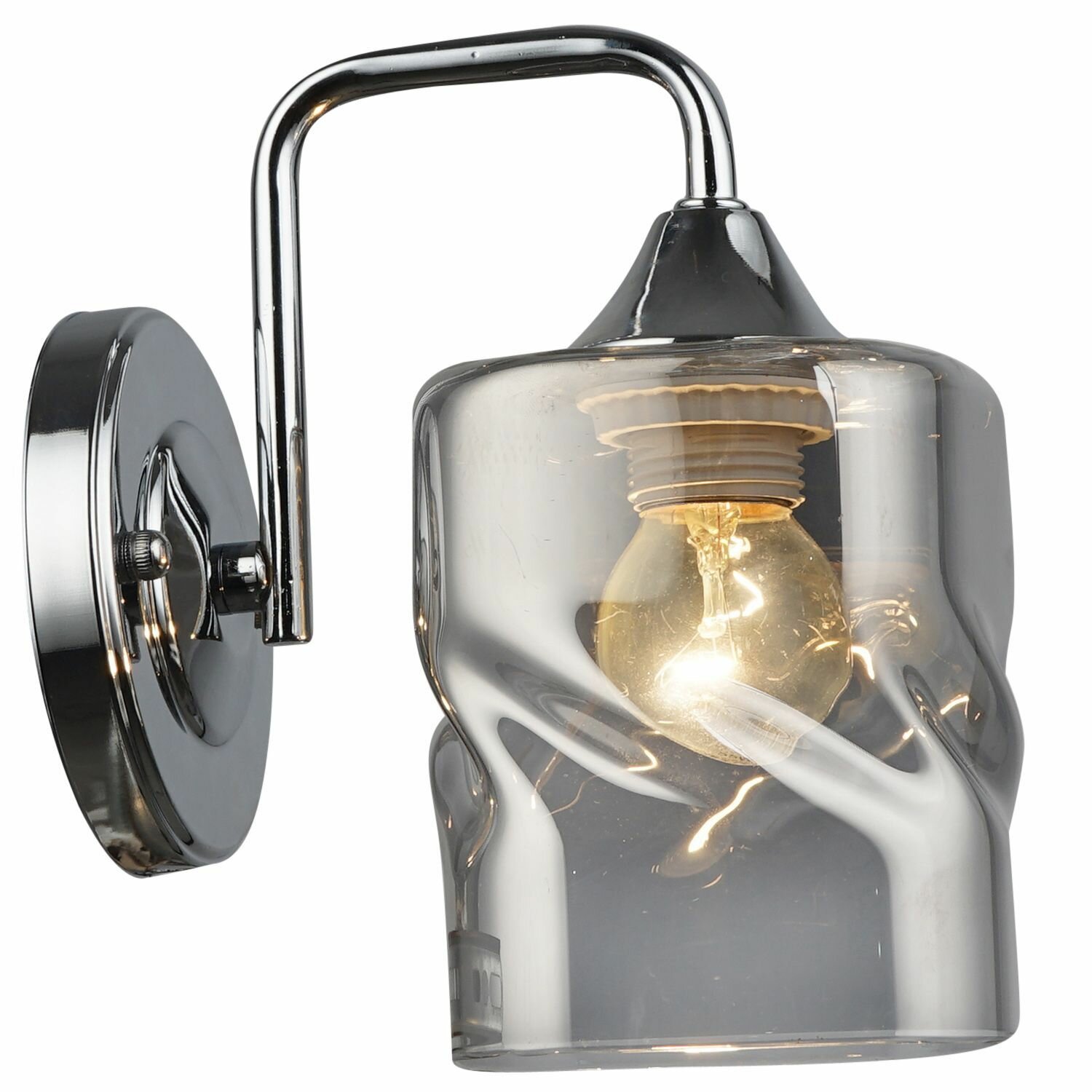 Бра Светильник настенный бра CC71223/1W Цвет - Хром E27