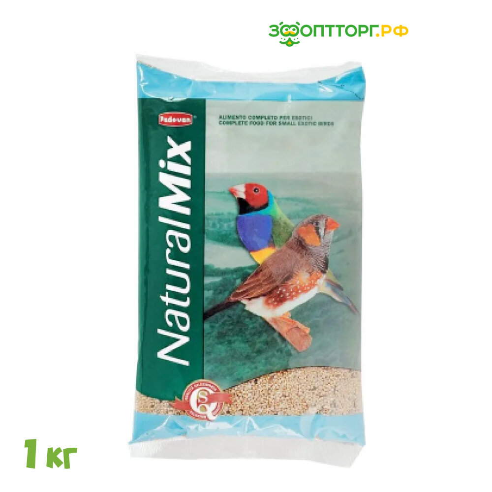 Padovan Naturalmix Esotici корм для экзотических птиц Злаковое ассорти 1 кг.