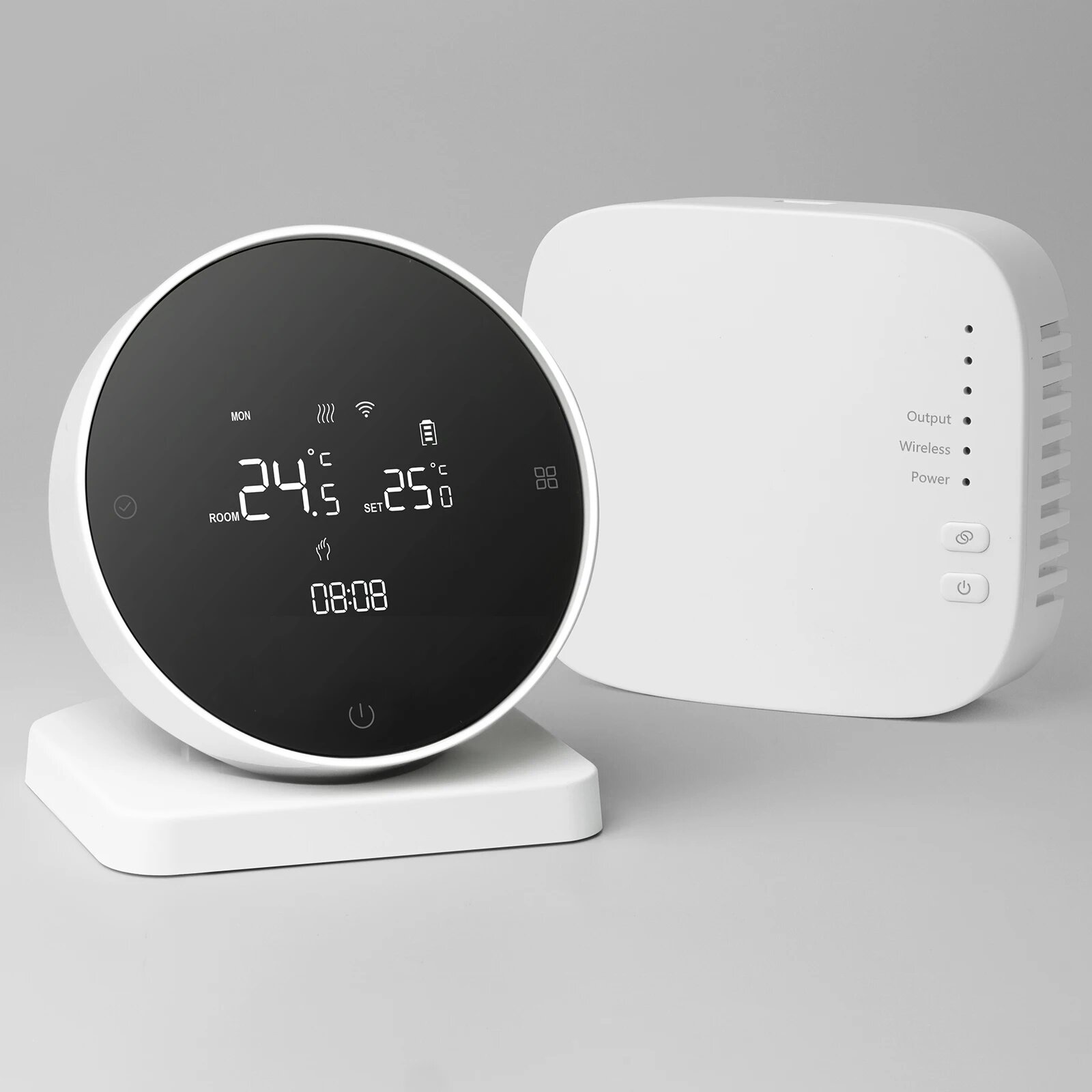 VANCOO Беспроводной термостат для газового котла, White, WiFi Model