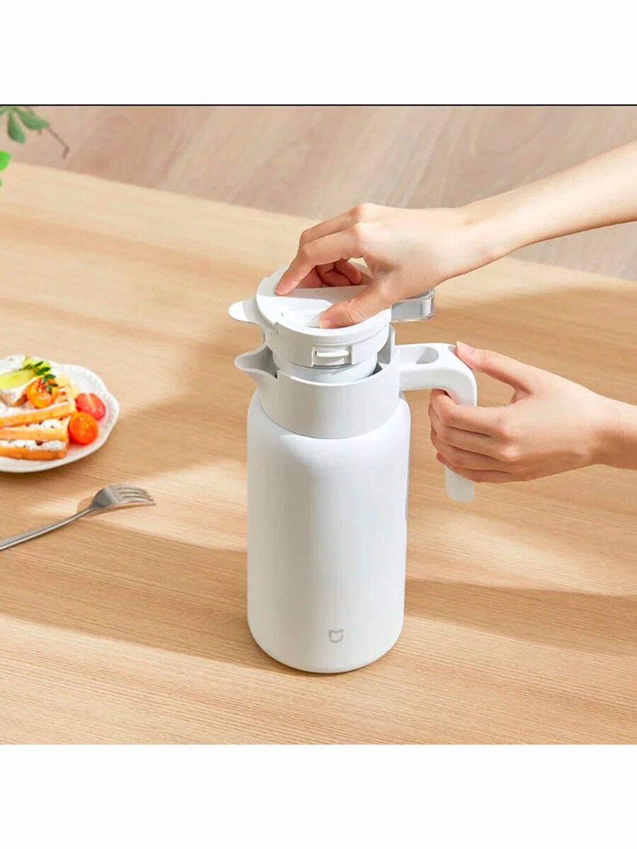 Кувшины Xiaomi Термос-кувшин MJBWH01PL Thermos, 1800ml, нержавеющая сталь, белый