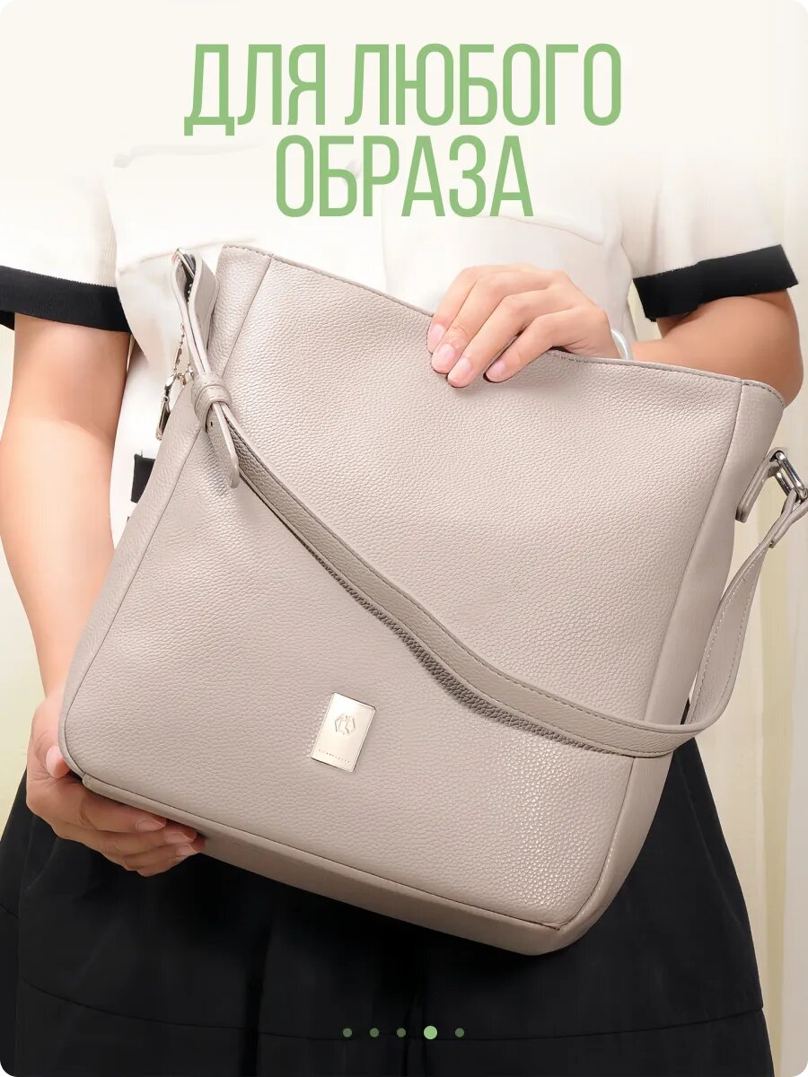 Сумка шоппер Pierre Loues, зеленый — фото 1