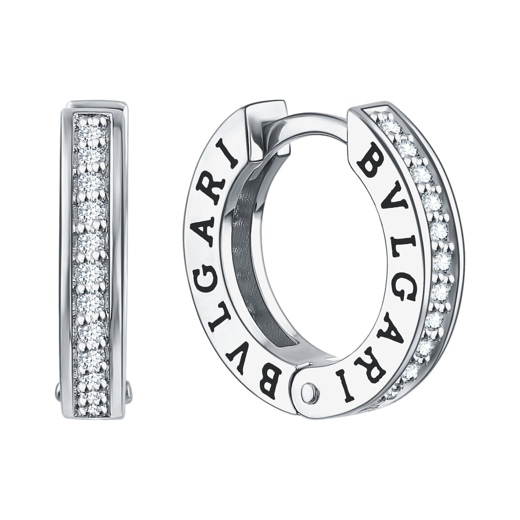 Серьги Diamant online, серебро, 925 проба, родирование, фианит