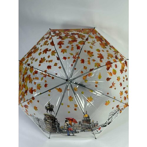 Зонт-трость GALAXY OF UMBRELLAS, оранжевый