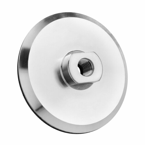 Опорная тарелка на УШМ 100 мм с липучкой VertexTools алюминиевая M14 994₽