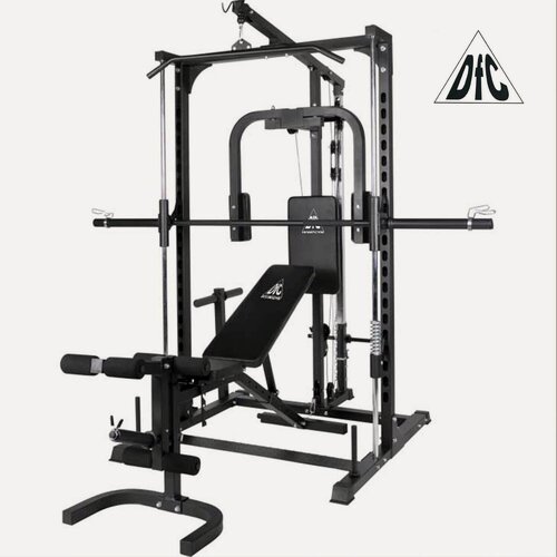 Изображение товара Силовой комплекс со скамьей, машина Смита DFC Homegym D943 (два короба)