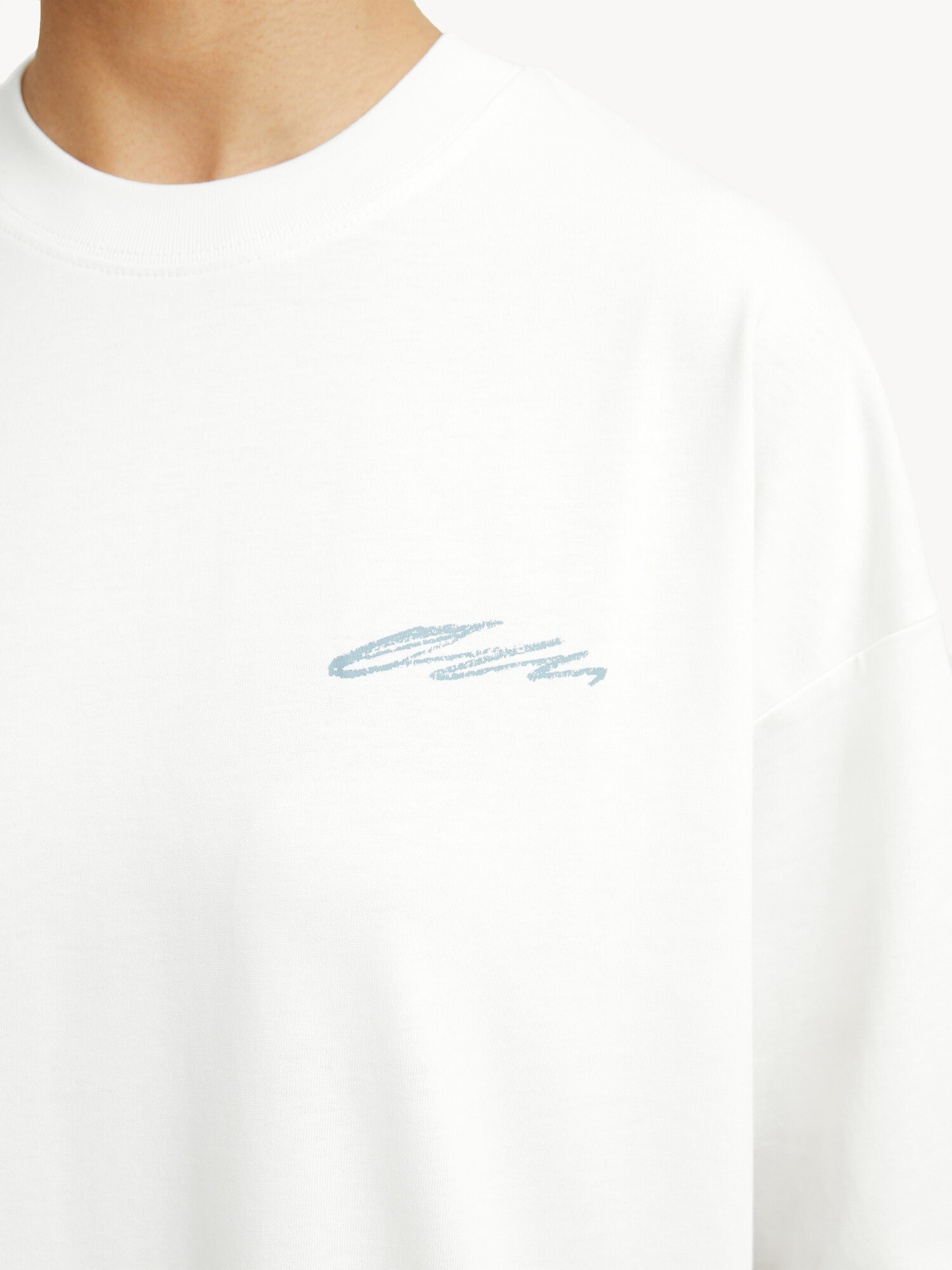 Футболка MUTED OVERSIZE PRINT, размер S-M, белый — фото 1