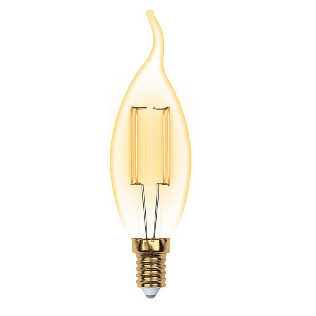 Лампа светодиодная Vintage Uniel LED-CW35-5W/GOLDEN/E14 GLV21GO золотистая