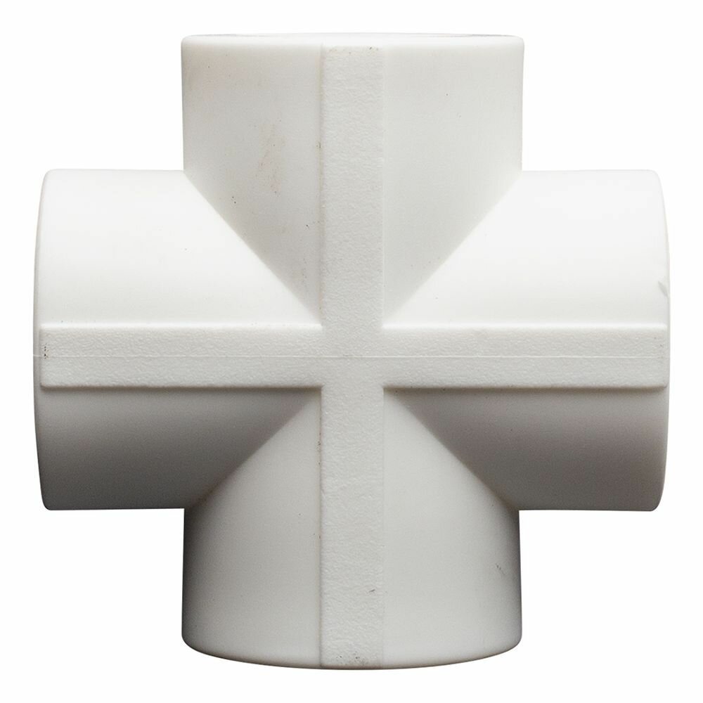 Крестовина DN 25 для трубы полипропилен СТМ пласт — фото 1