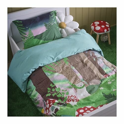 Комплект постельного белья икеа SKOGSDUVA — фото 1