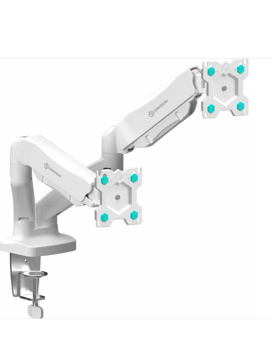 Настольный кронштейн G160 для 2-ух мониторов 13"-32" Белый