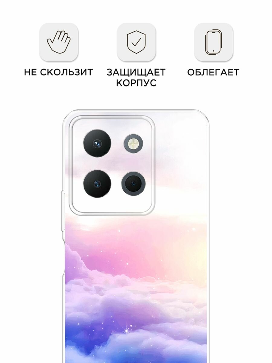 Силиконовый чехол на Vivo Y36 4G / Виво Y36 4G с принтом "Небеса" — фото 1