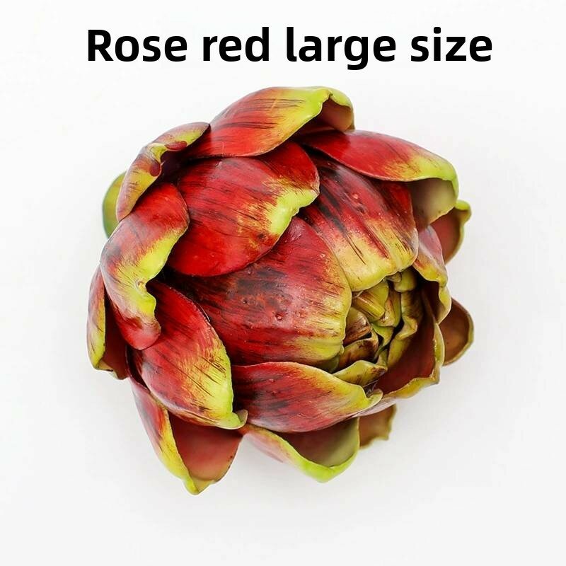 Искусственная пластиковая артишок цинера сколимус для праздничного украшения и подарка розовый красный