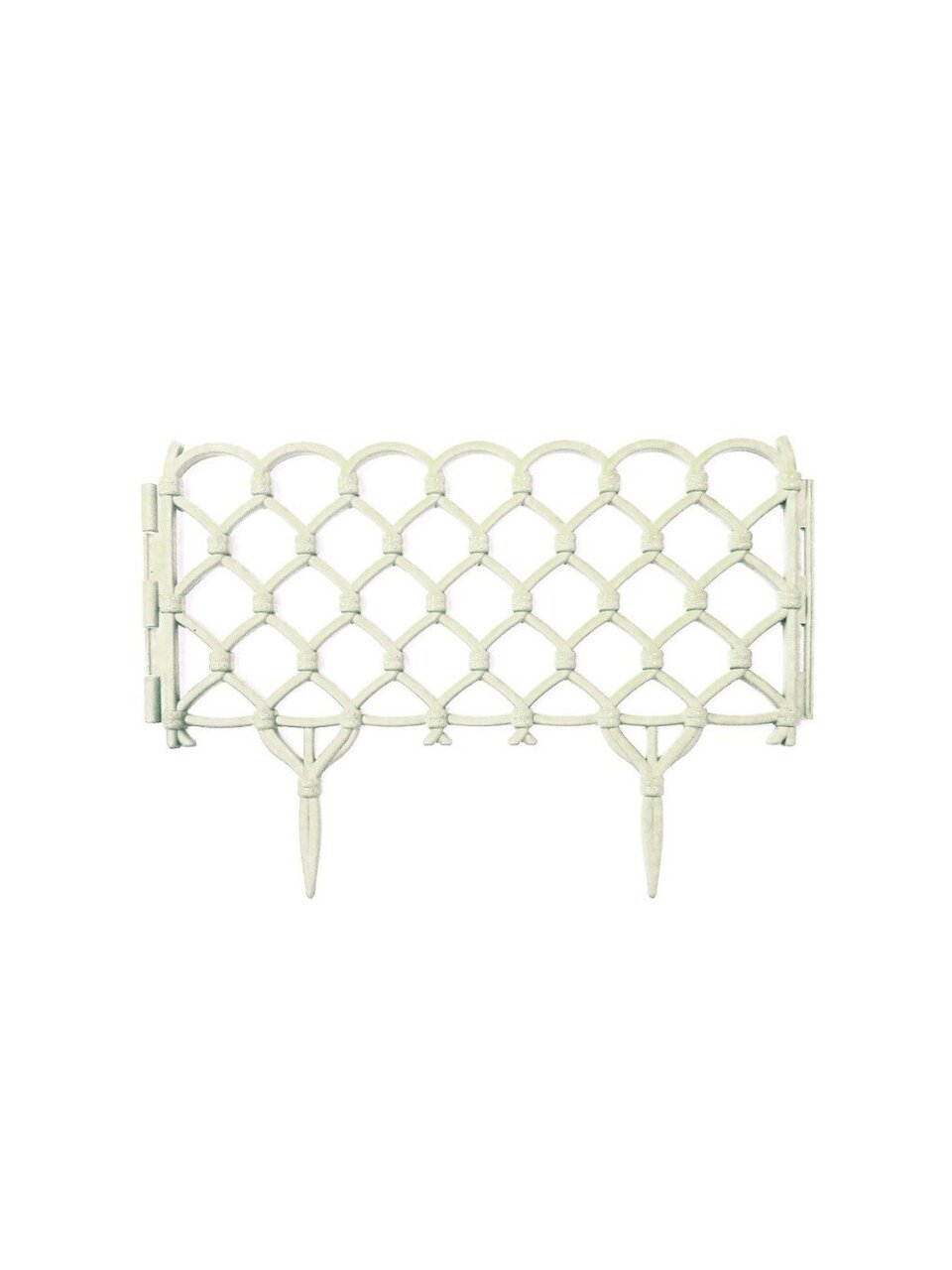 Забор декоративный пластмасса, Диорит, Фаберже, 28х280 см, белый, 15241