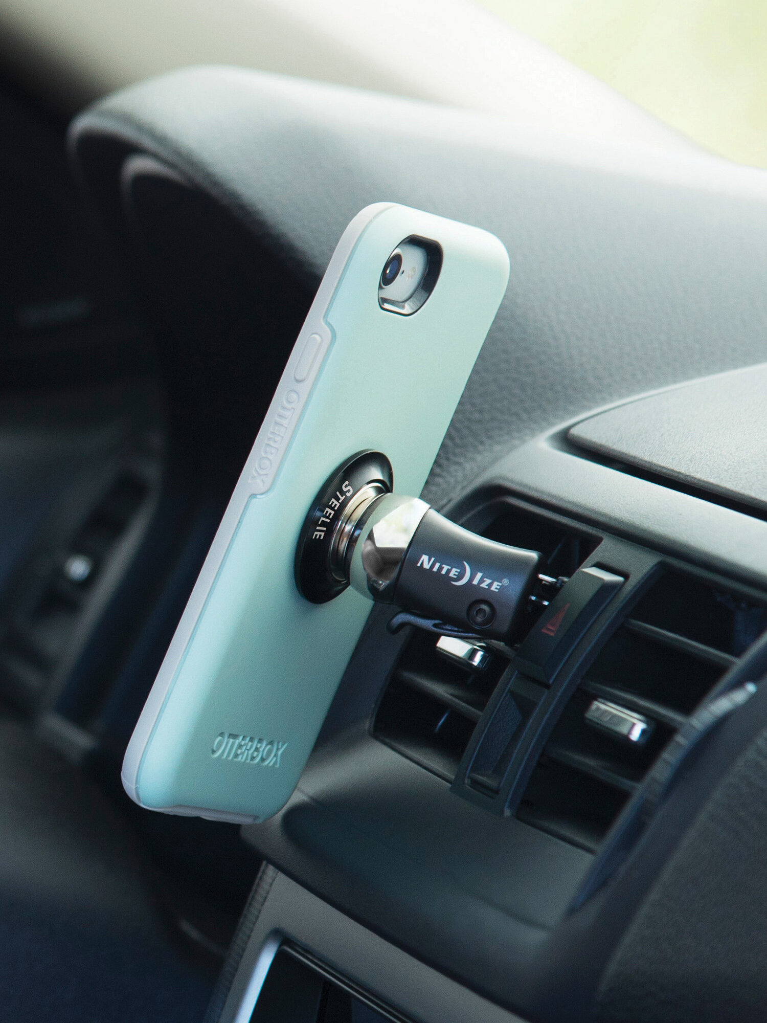 Магнитный держатель для смартфона Nite Ize Steelie Orbiter Vent Kit — фото 1