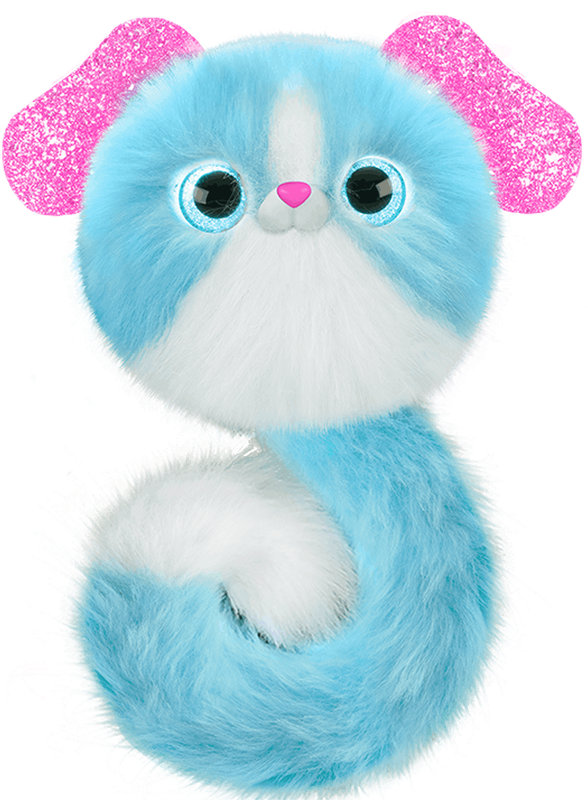 Интерактивная мягкая игрушка My Fuzzy Friends Pomsies Помсис Лулу, голубой