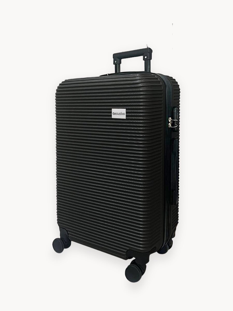 Чемодан GetActive, 66 л, размер M, черный