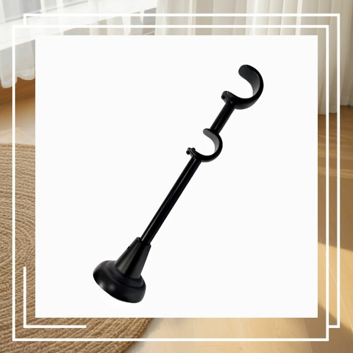 фото Двухрядный открытый настенный кронштейн для металлического карниза D19/25