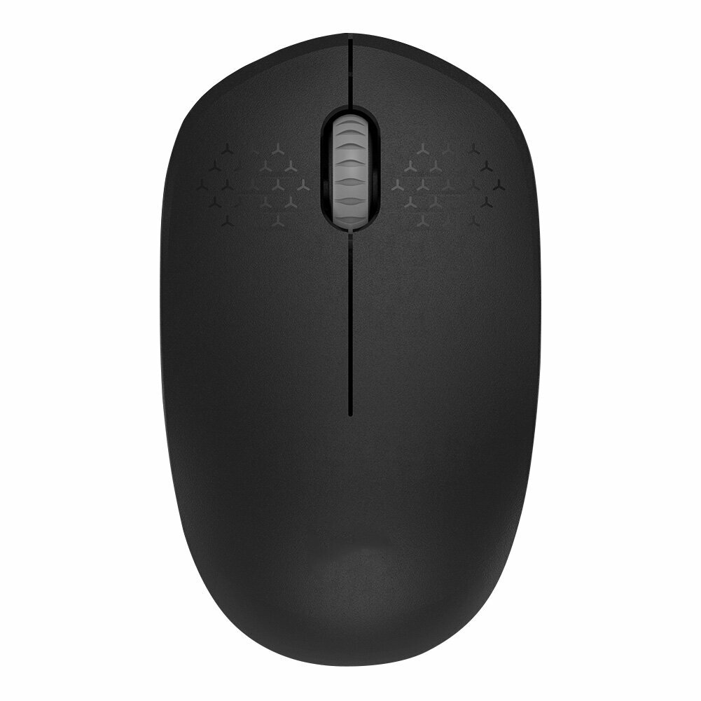 I210 Wireless Mouse Desktop Laptop Office 2.4G 3Key 3D 1600 DPI Power Saving (Black)