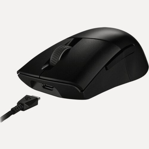 Изображение товара Мышь беспроводная/проводная Asus P709 ROG Keris Wireless AimPoint черный (90MP02V0-BMUA00)