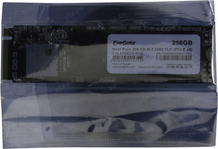 Накопитель SSD Exegate M.2 2280 256GB NextPro+ KC2000TP256 (EX282321RUS) - фото №13