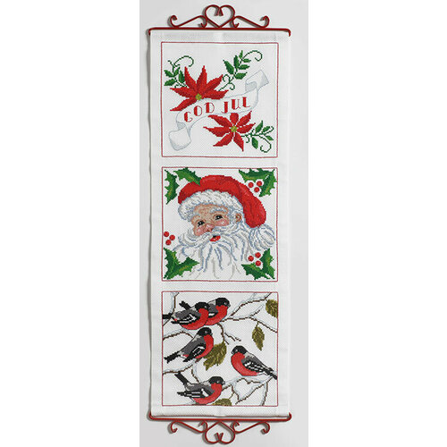 christmas tigers toys l8017 letistitch набор для вышивания 12 х 9 см счетный крест Набор для вышивания Anchor Merry Christmas 25*78см, MEZ Венгрия, 9240000-02513