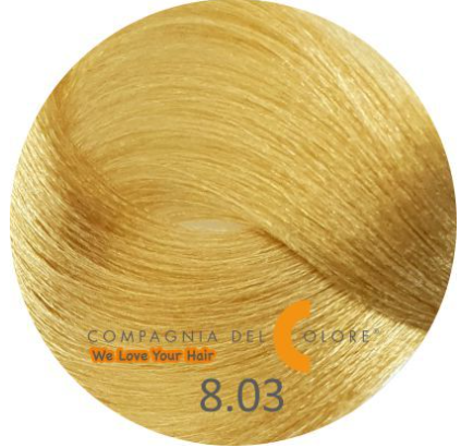COMPAGNIA DEL COLORE краска для волос 100 МЛ 8.03