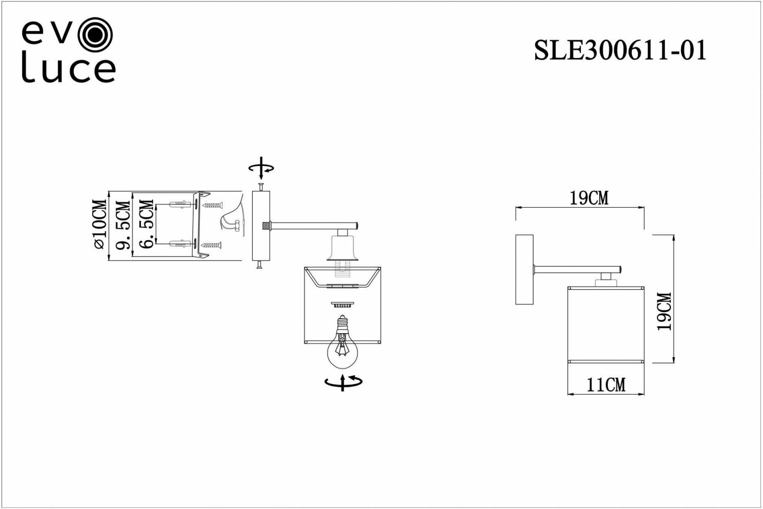 Бра Evoluce SLE300611-01