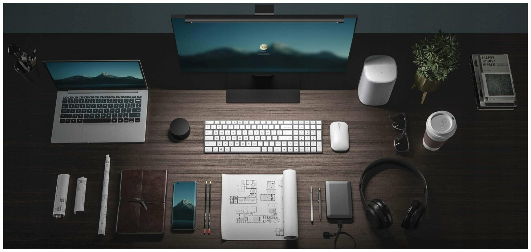 Картинки Лампа офисная светодиодная Xiaomi Mijia Display Hanging Lamp MJGJ01YL, 5 Вт, черный