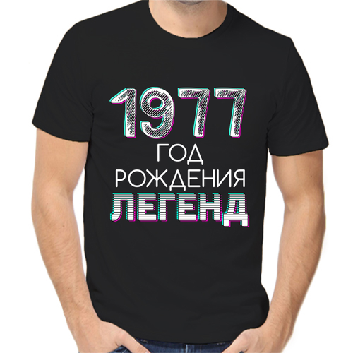 Футболка размер 2XL, черный original 1977