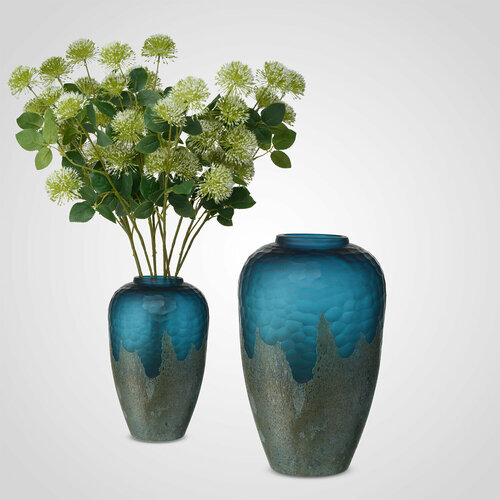 Ваза из плотного стекла Морская волна 33189 см 1803B 9999₽