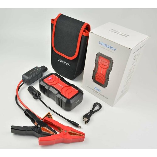 Многофункциональное пусковое устройство бустер 16000 mAh для автомобиля пусковой ток до 2000А 900000₽