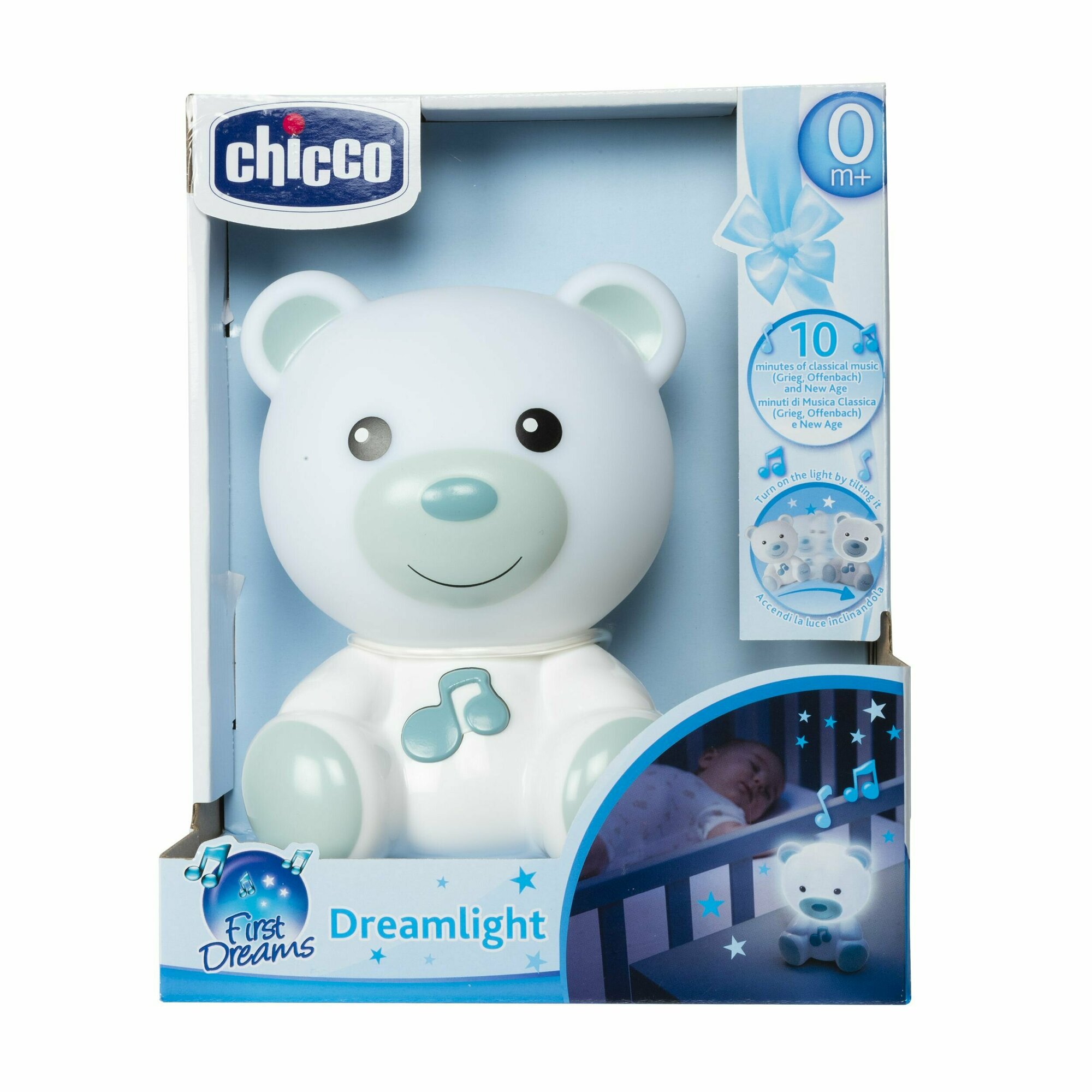 Игрушка-ночник Chicco Dreamlight, голубой (09830.20) - фото №9