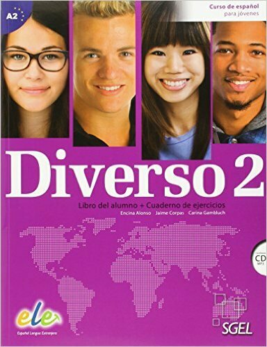 Книга Diverso 2 Curso de Espanol Para Jovenes + CD - фото №1