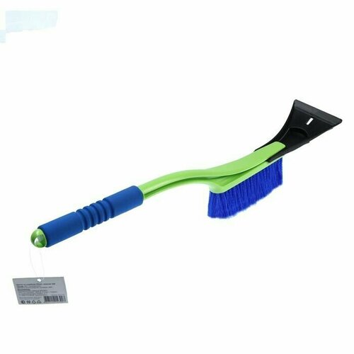 Щётка со скребком Oktan 54 см с мягкой ручкой зелёная 529₽